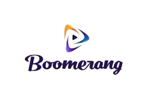 Boomerang Studios logo for a slot provider