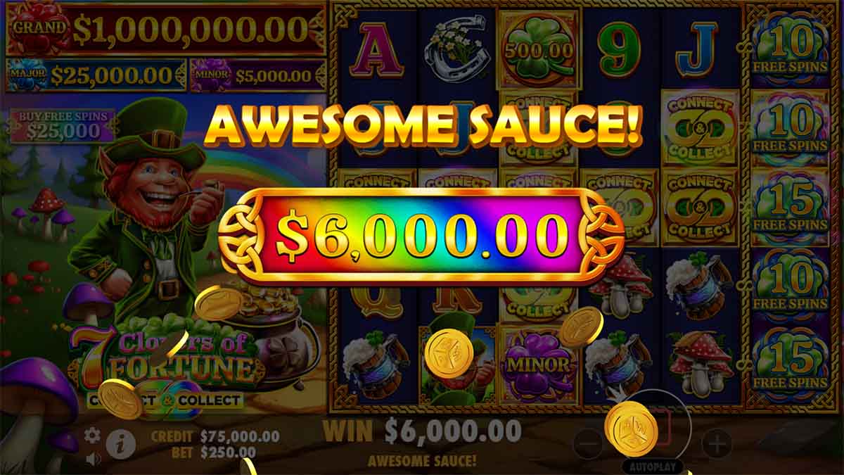 Gear up for a thrilling ride with the distinctive highlights of 7 Clovers of Fortune! This engaging slot by Pragmatic Play brings a fascinating Connect & Collect mechanism which stirs additional layers of excitement with every spin. Here's a detailed look at landmark features that assure loads of excitement and abundant winning opportunities.