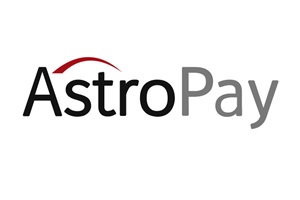 AstroPay's insignia displays 'Astro' in a bold, modern type followed by 'Pay', incorporating a red swoosh in its design.