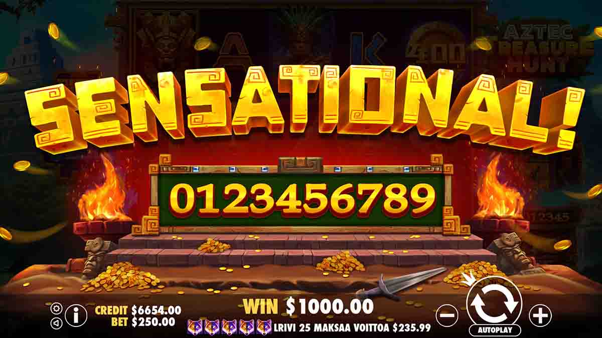 Aztec Treasure Hunt slot game by Pragmatic Play, Extraordinary Win