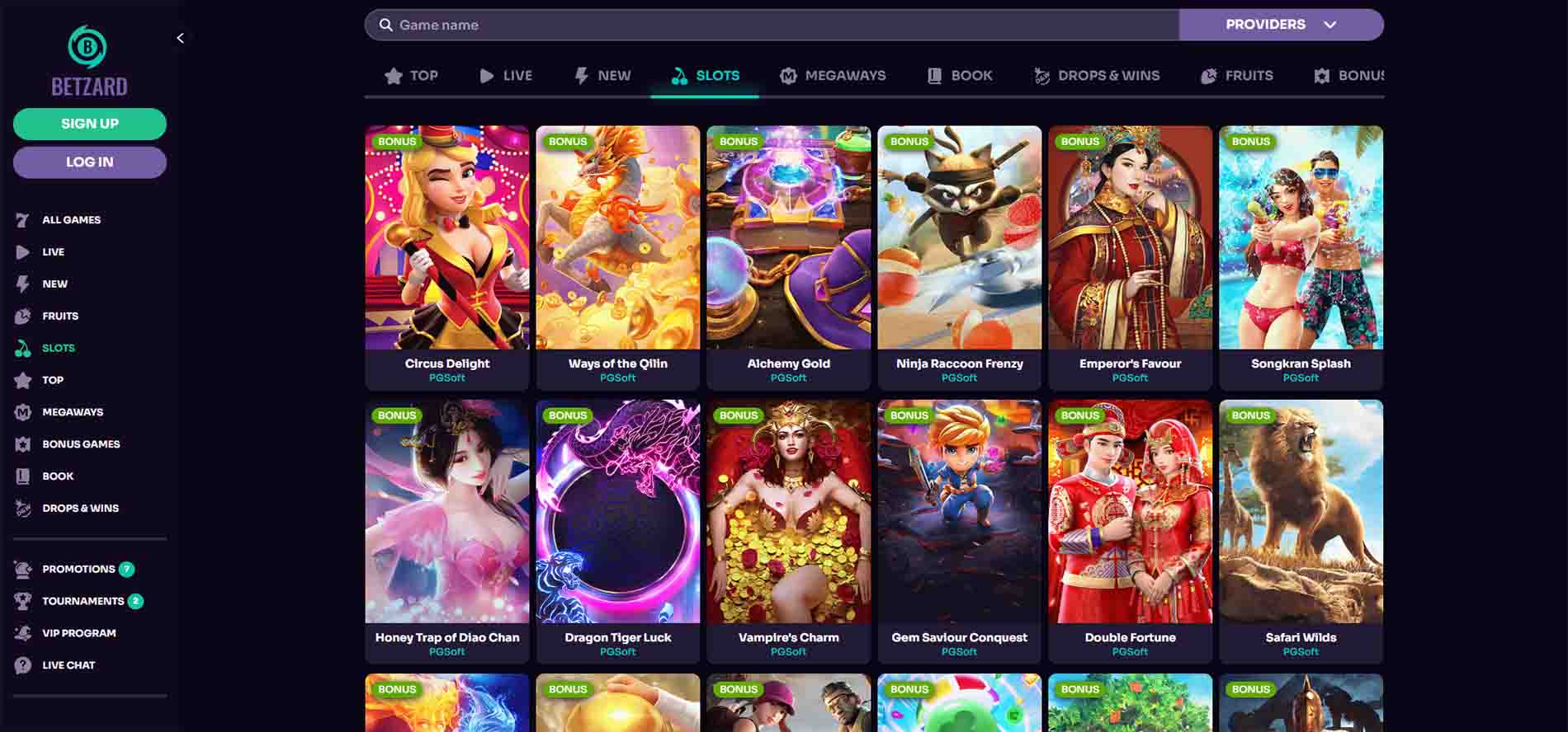 BETZARD Casino Slots