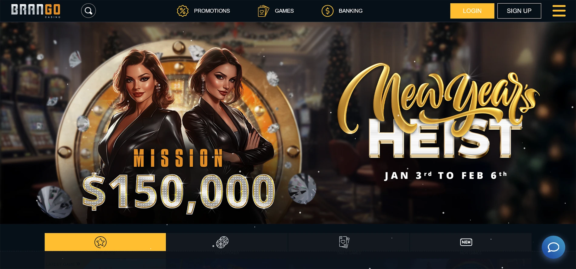 Brango casino home page