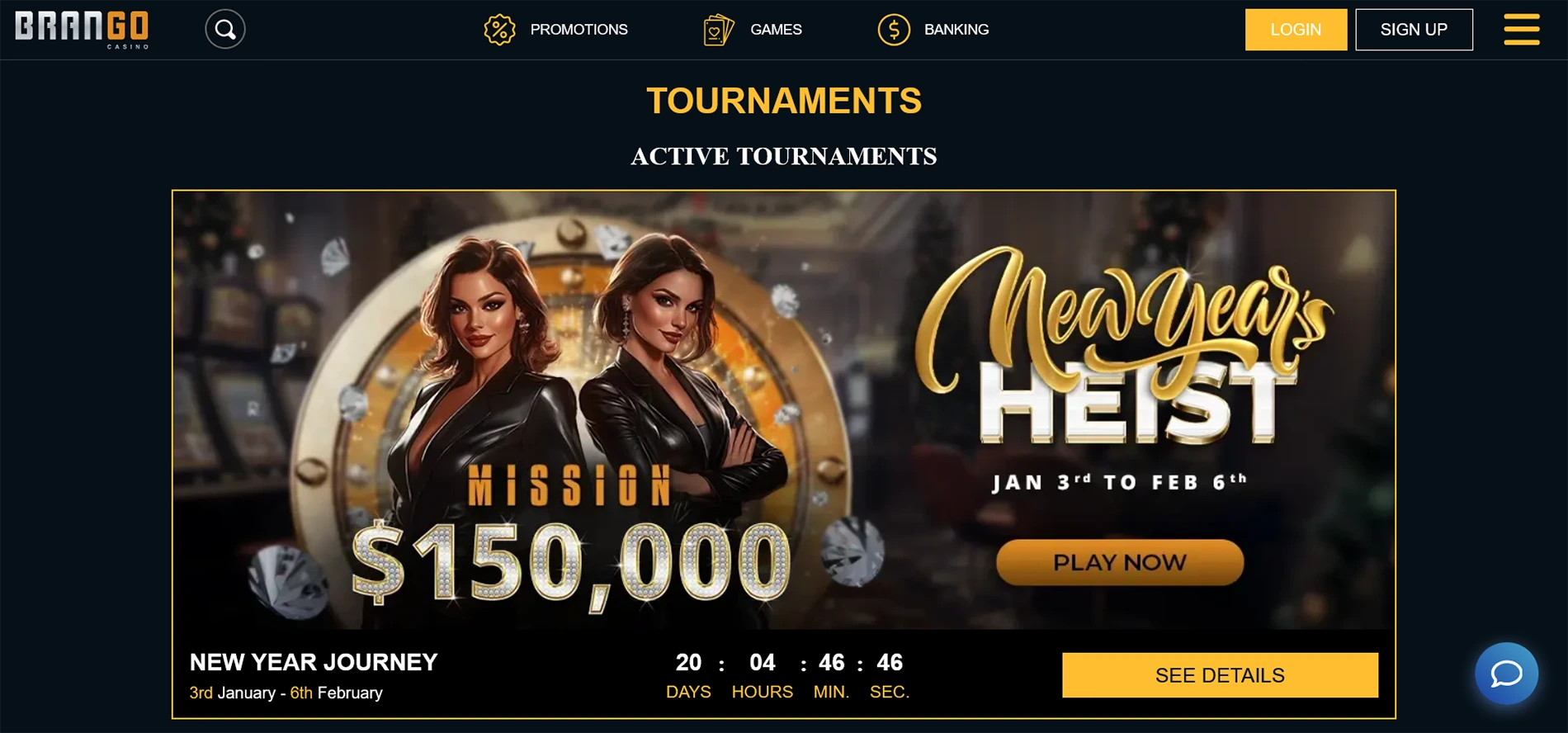 Brango casino tournaments