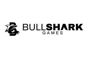 Bullshark Games logo, featuring a slot provider
