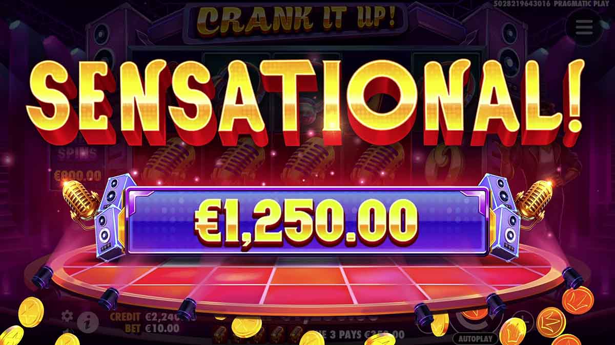 Experience a Sensational win in Pragmatic Play's Crank It Up slot game