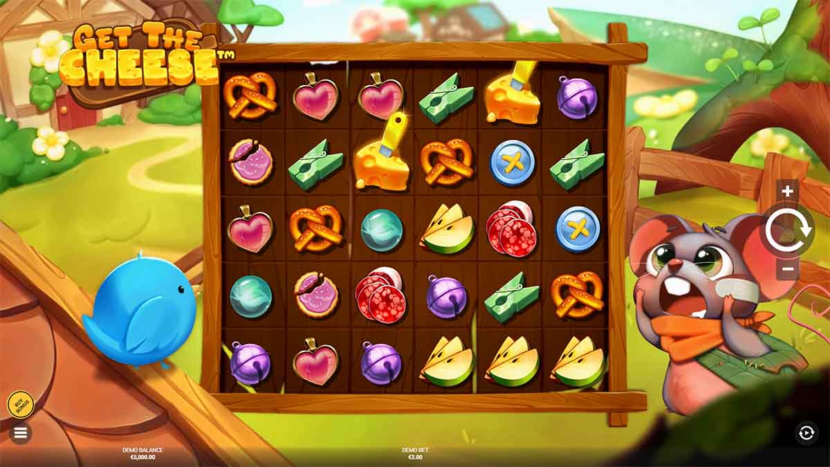 Observe Get The Cheese slot by Hacksaw Gaming, depicting Winning Combinations