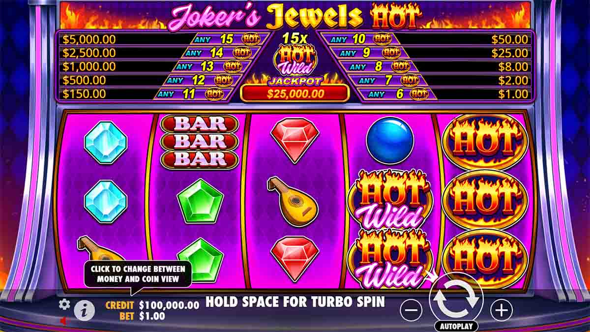 Joker's Jewels Hot—Inside Look at Pragmatic Play's gameplay, Base Setup