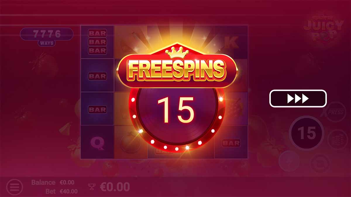 Celebrate a cumulative win of 1,532 in the JuicyPop slot by AvatarUX.