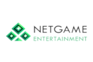 NetGame Entertainment’s logo asserts its identity in the gaming scene.