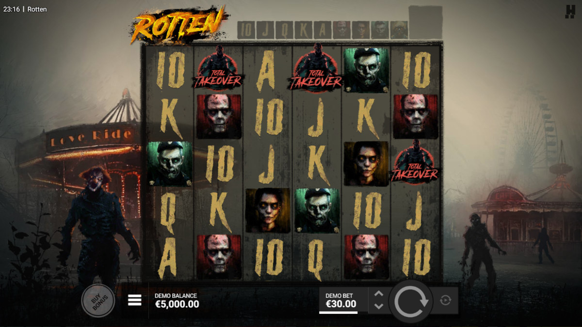 rotten slot bonus purchase - complete control